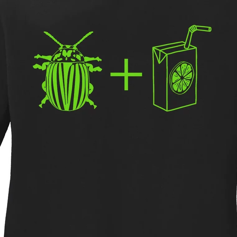 Funny Beetles Halloween Movie Horror Costume Juices Ladies Long Sleeve Shirt