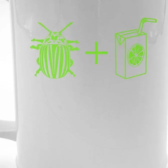 Funny Beetles Halloween Movie Horror Costume Juices Front & Back Beer Stein