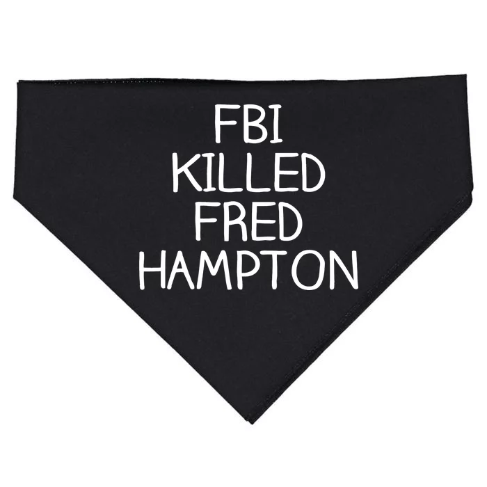 FBI Killed Fred Hampton USA-Made Doggie Bandana