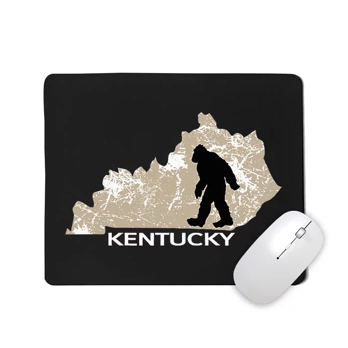 Funny Bigfoot I Believe Loves Kentucky Ky Sasquatch Mousepad