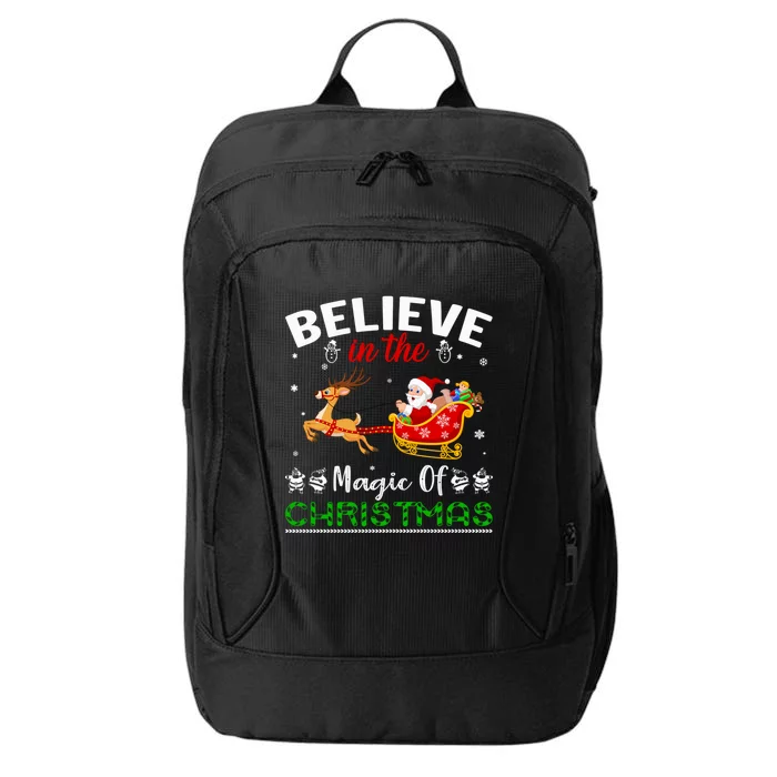 Funny Believe In The Magic Of Christmas Gift City Backpack