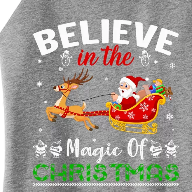 Funny Believe In The Magic Of Christmas Gift Women’s Perfect Tri Rocker Tank