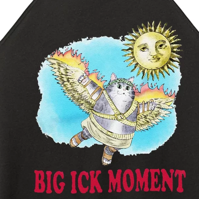 Funny Big Ick Moment Cat Lover Gift Women’s Perfect Tri Rocker Tank