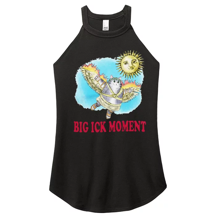 Funny Big Ick Moment Cat Lover Gift Women’s Perfect Tri Rocker Tank