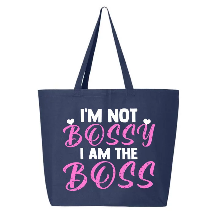 Female Boss I'm Not Bossy I'm The Boss I Am Not Bossy Funny Gift 25L Jumbo Tote