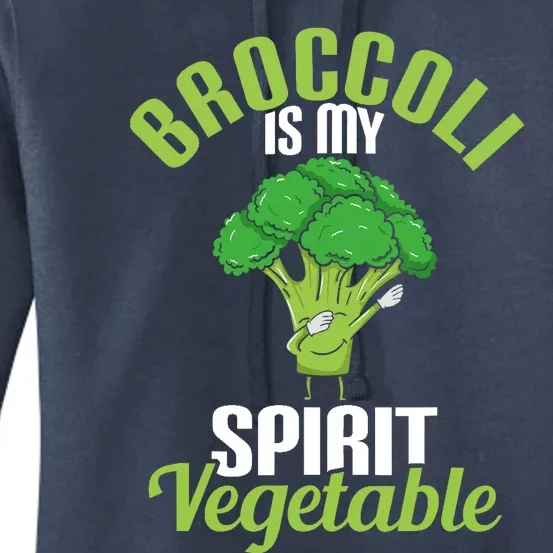 Funny Broccoli Is My Spirit Vegetable Lover Gift Women's Pullover Hoodie