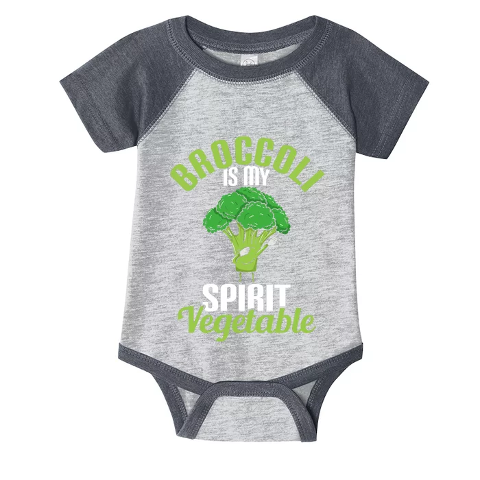 Funny Broccoli Is My Spirit Vegetable Lover Gift Infant Baby Jersey Bodysuit