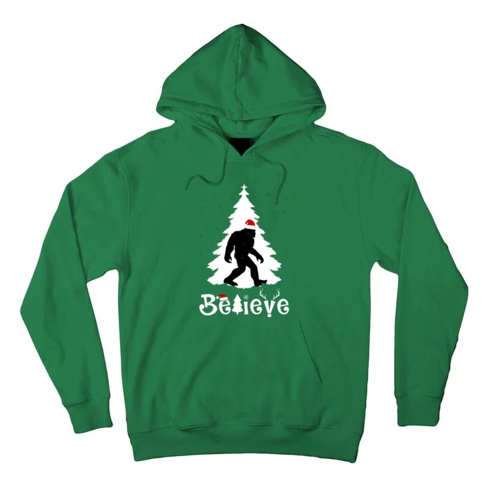 Funny Believe In Sasquatch Christmas Tall Hoodie