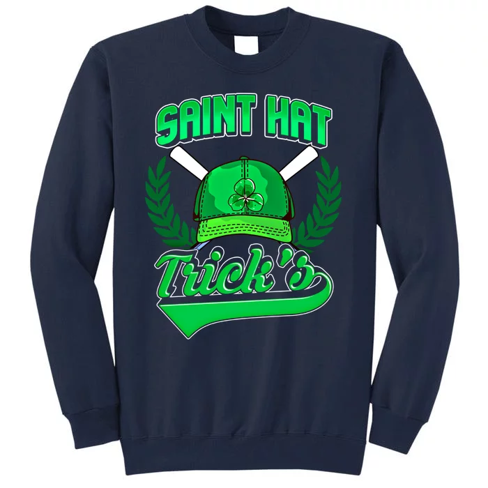 Funny Baseball Irish St Patricks Day Gift Tall Sweatshirt