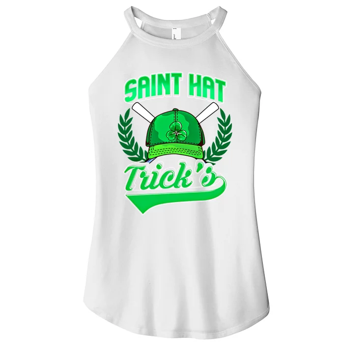 Funny Baseball Irish St Patricks Day Gift Women’s Perfect Tri Rocker Tank