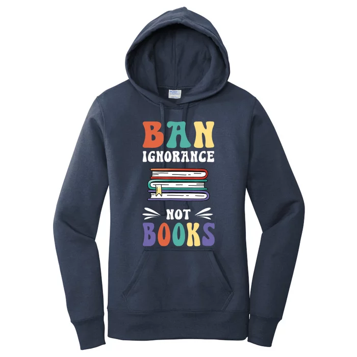 Funny Ban Ignorance Not Books  I Read Banned Books Women's Pullover Hoodie