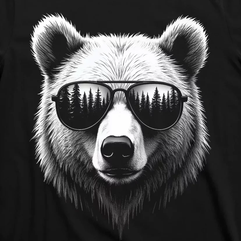 Funny Bear In Sunglasses Bears T-Shirt