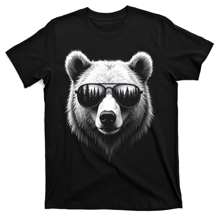 Funny Bear In Sunglasses Bears T-Shirt