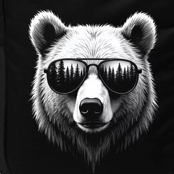 Funny Bear In Sunglasses Bears Impact Tech Backpack