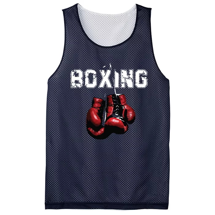 Funny Boxing I Love Boxing Mesh Reversible Basketball Jersey Tank