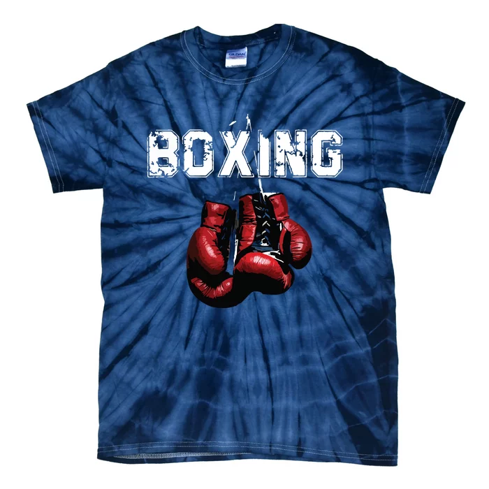 Funny Boxing I Love Boxing Tie-Dye T-Shirt