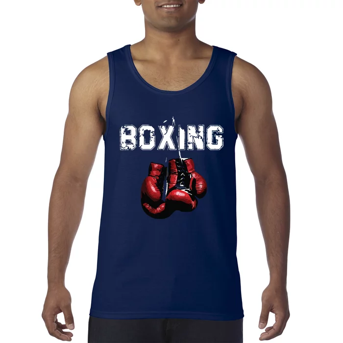 Funny Boxing I Love Boxing Tank Top