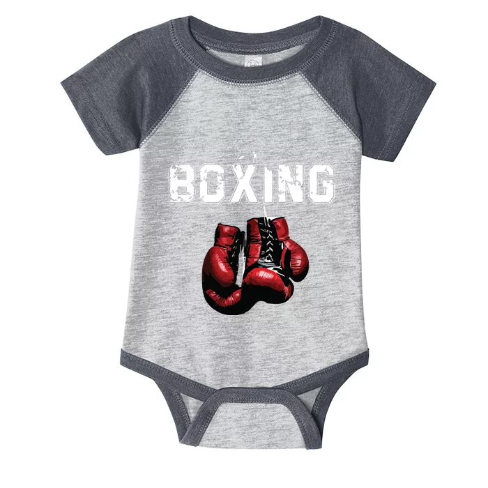 Funny Boxing I Love Boxing Infant Baby Jersey Bodysuit