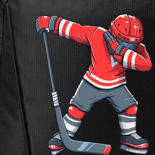 Funny Boy Ice Hockey Dab, Dabbing Player City Backpack