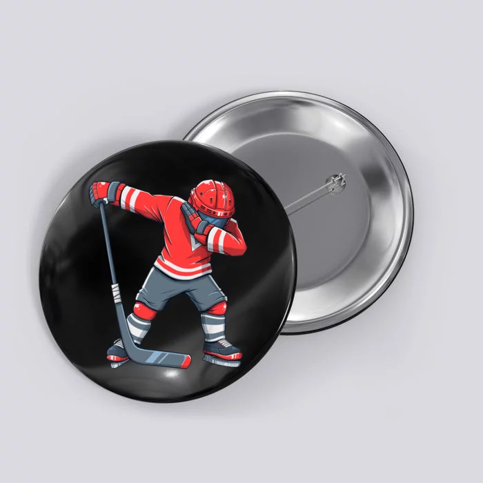 Funny Boy Ice Hockey Dab, Dabbing Player Button