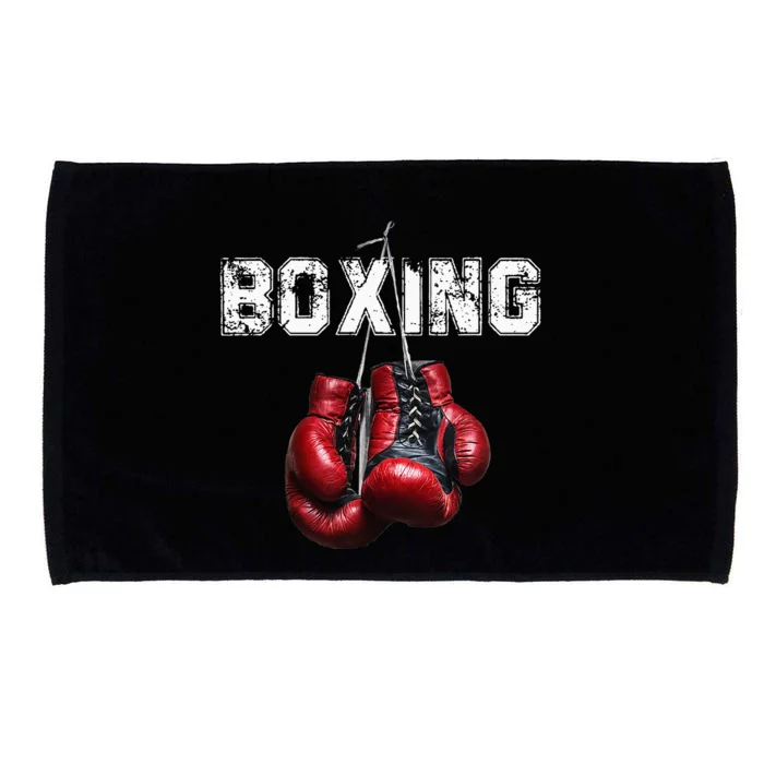 Funny Boxing I Love Boxing Microfiber Hand Towel