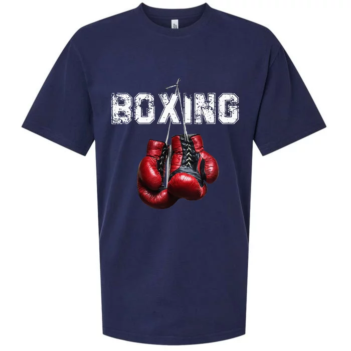 Funny Boxing I Love Boxing Sueded Cloud Jersey T-Shirt