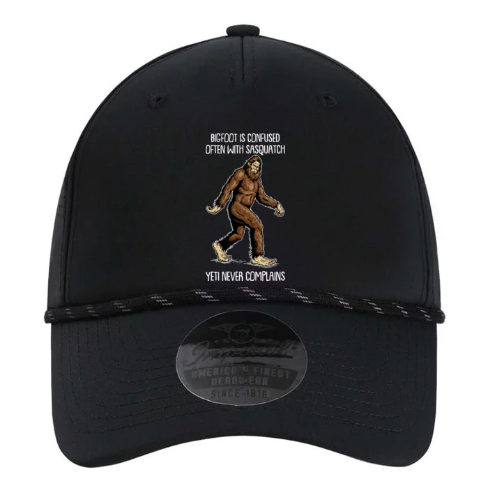 Funny Bigfoot Is Confused Often With Sasquatch Yeti Never Complains Performance The Dyno Cap