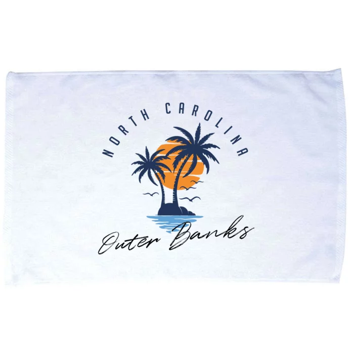 Famous Beach In North Carolina Souvenir Microfiber Hand Towel