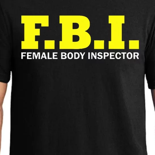 Female Body Inspector Saying Pajama Set