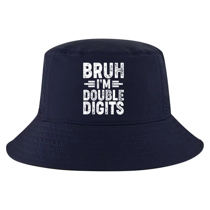 Funny Bruh Im Double Digits 10th Birthday Cool Comfort Performance Bucket Hat