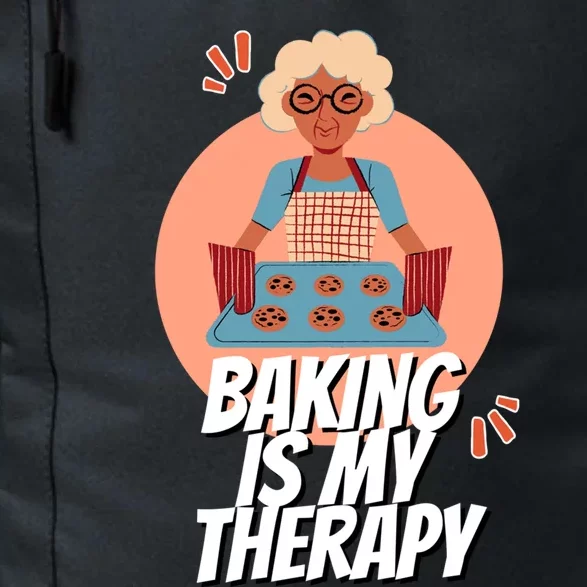 Funny Baking Is My Therapy Mom Cooking Bakers Baking Lover Gift Daily Commute Backpack