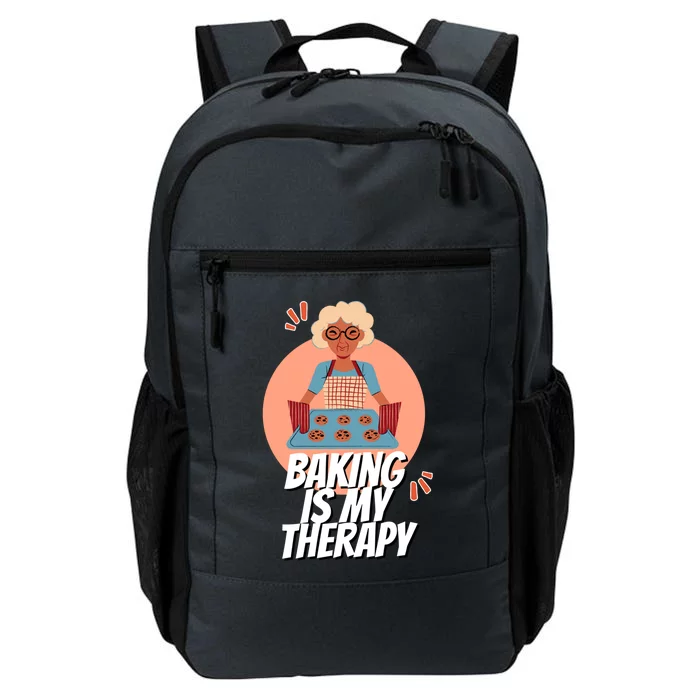 Funny Baking Is My Therapy Mom Cooking Bakers Baking Lover Gift Daily Commute Backpack