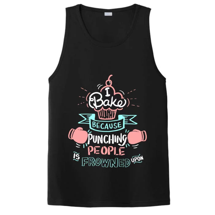 Funny Baking I Funny Cooking Funny Gift Meaningful Gift Performance Tank