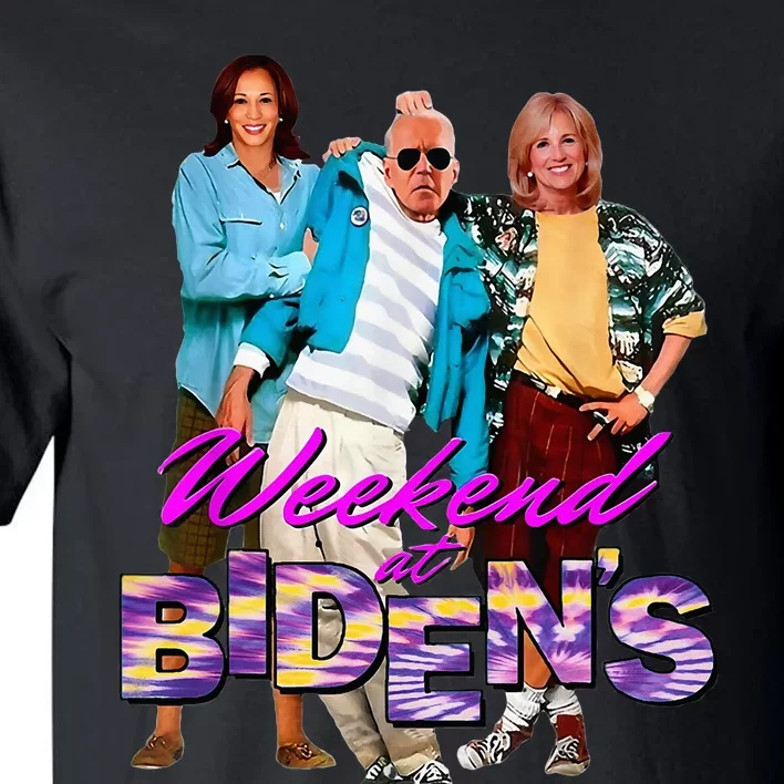 Funny Bidens Joke Weekend At Bidens Tall T-Shirt