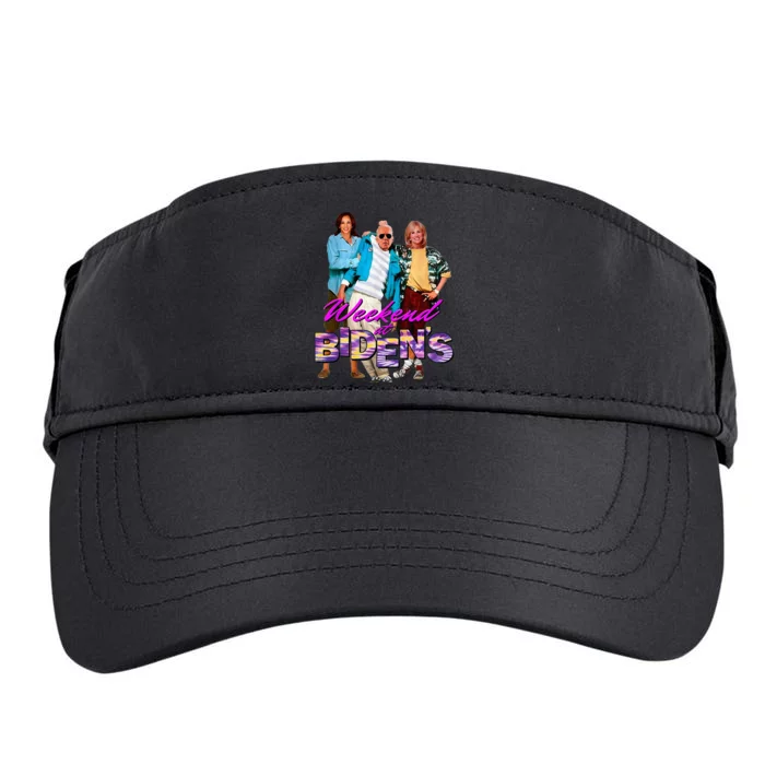 Funny Bidens Joke Weekend At Bidens Adult Drive Performance Visor