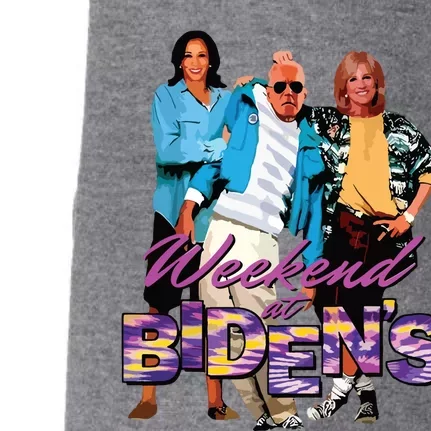 Funny Bidens Joke Weekend At Bidens Doggie 3-End Fleece Hoodie