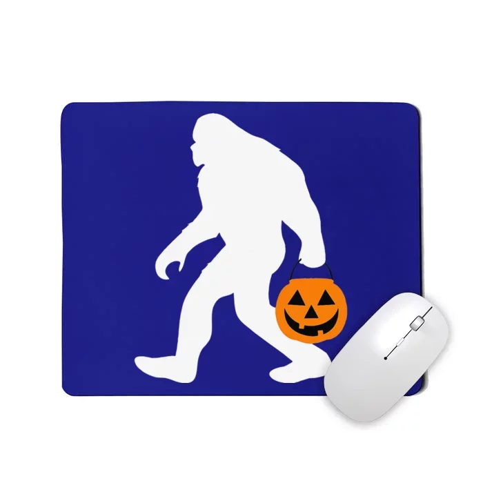 Funny Bigfoot Jack OLantern Halloween Costume Mousepad