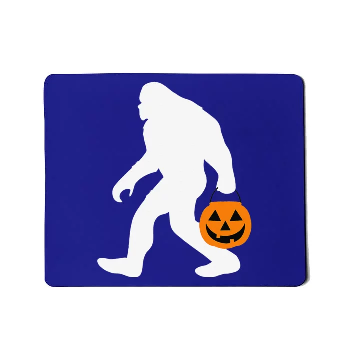 Funny Bigfoot Jack OLantern Halloween Costume Mousepad