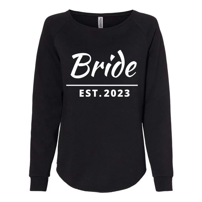 Funny Bride, Just Married Couples Set Tee, Womens Bride Womens California Wash Sweatshirt