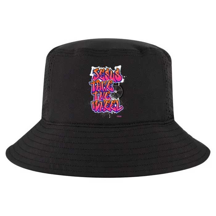 Flite Boi Jesus Take The Wheel Graffiti Cool Comfort Performance Bucket Hat