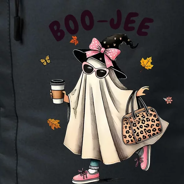 Funny Boo Jee Ghost Halloween Boo Jee Ghost Spooky Season Daily Commute Backpack