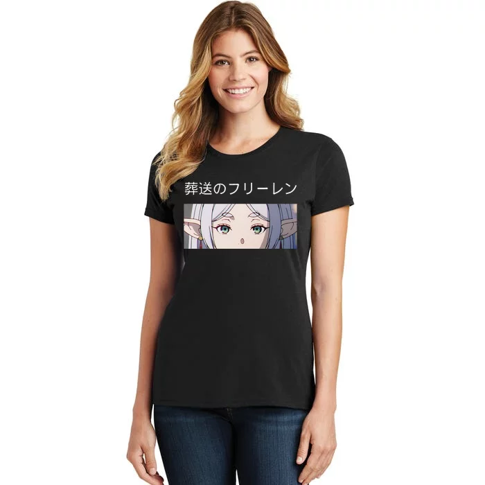 Frieren Beyond JourneyS End Isekai Anime Manga Video Game Gift Women's T-Shirt