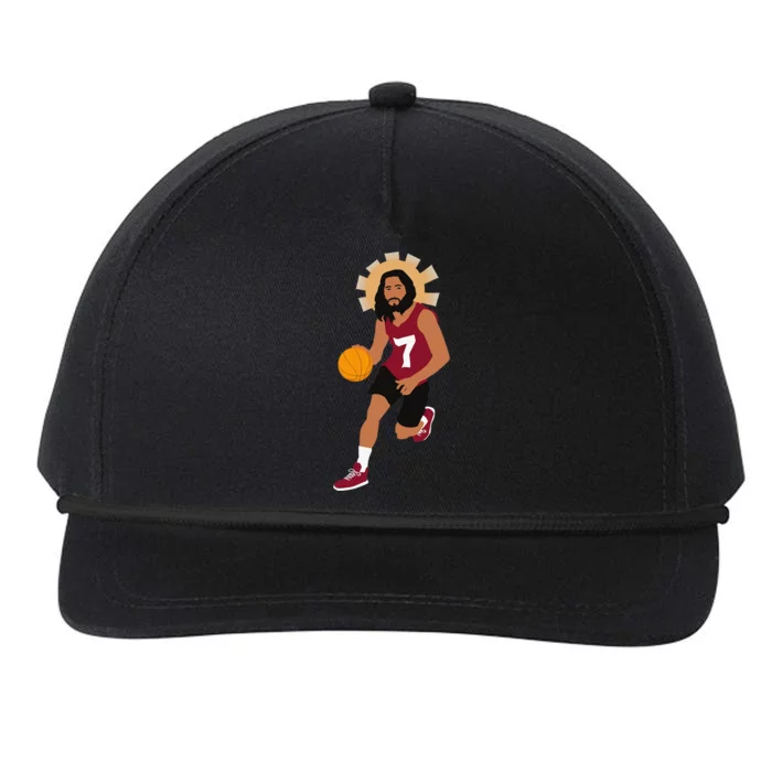 Funny Basketball Jesus Memes Christian Humor Slam Dunk Snapback Five-Panel Rope Hat