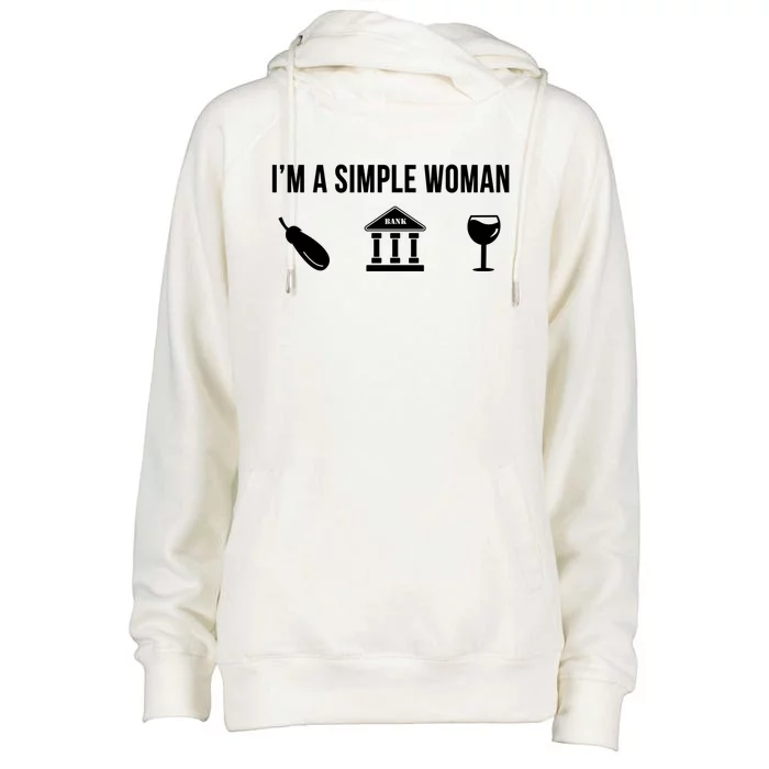 Funny Banker Job Banking Career Simple Gift Womens Funnel Neck Pullover Hood