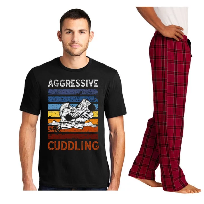 Funny Brazilian Jiu Jitsu Aggressive Cuddling BJJ Pajama Set