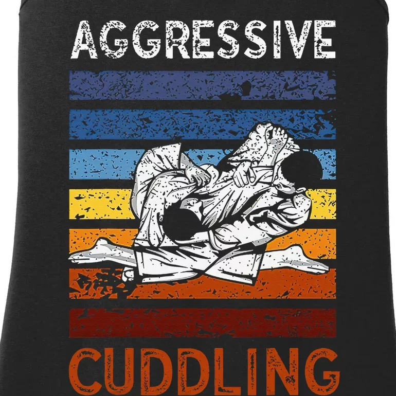 Funny Brazilian Jiu Jitsu Aggressive Cuddling BJJ Ladies Essential Tank