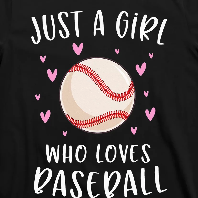 funny Baseball Just A Who Loves Baseball T-Shirt