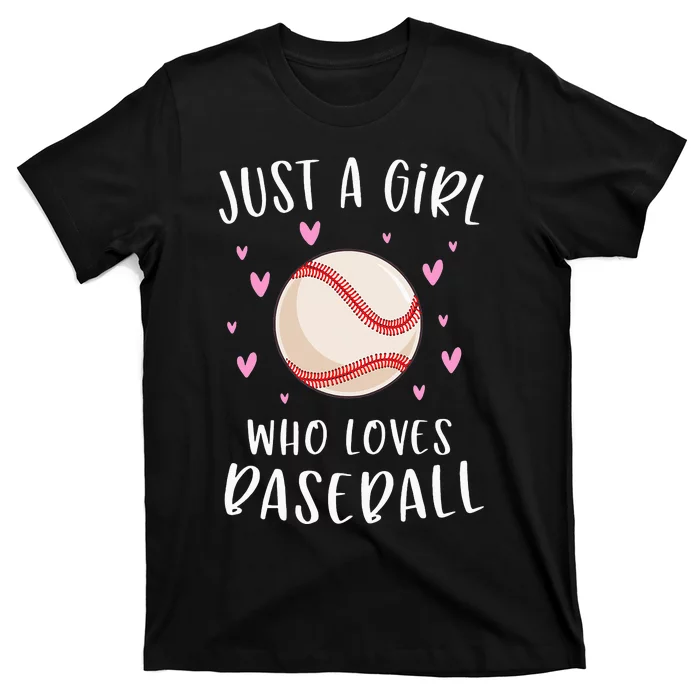 funny Baseball Just A Who Loves Baseball T-Shirt