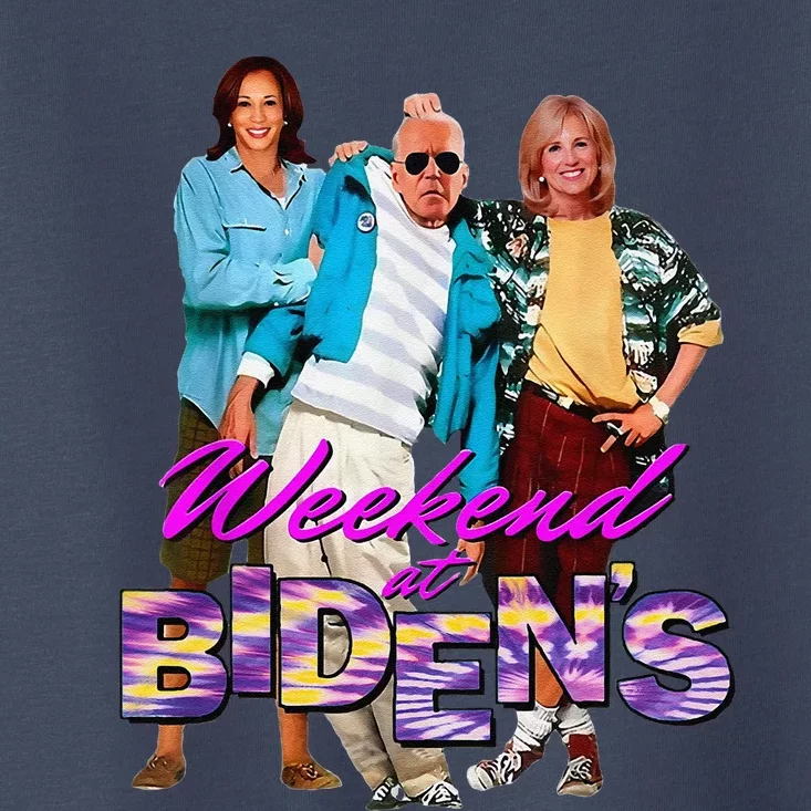 Funny BidenS Joke Weekend At BidenS For Toddler T-Shirt