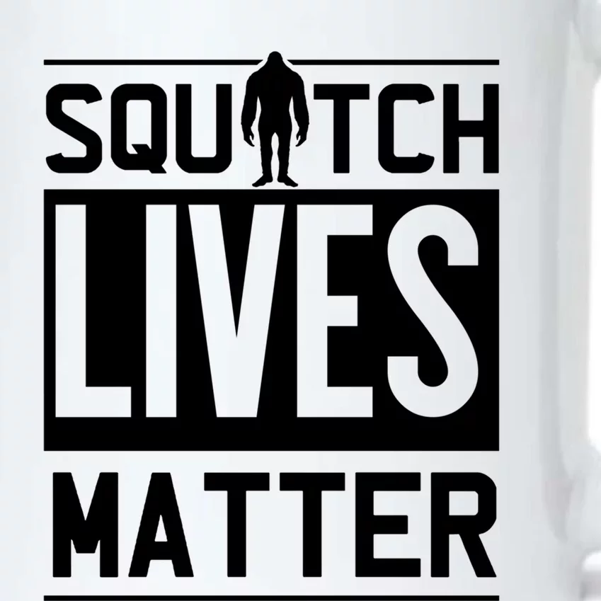 Funny Bigfoot Joke Meme Gift Squatch Lives Matter Great Gift Black Color Changing Mug